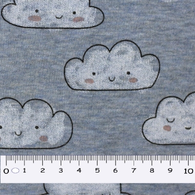 Alpenfleece | Nils | Wolken rauchblau meliert